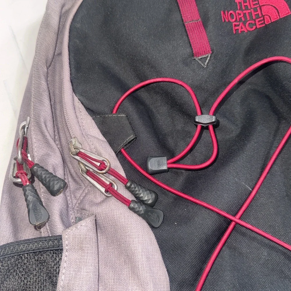 North Face Jester Purple Pink Hiking Outdoor School Bookbag Backpack